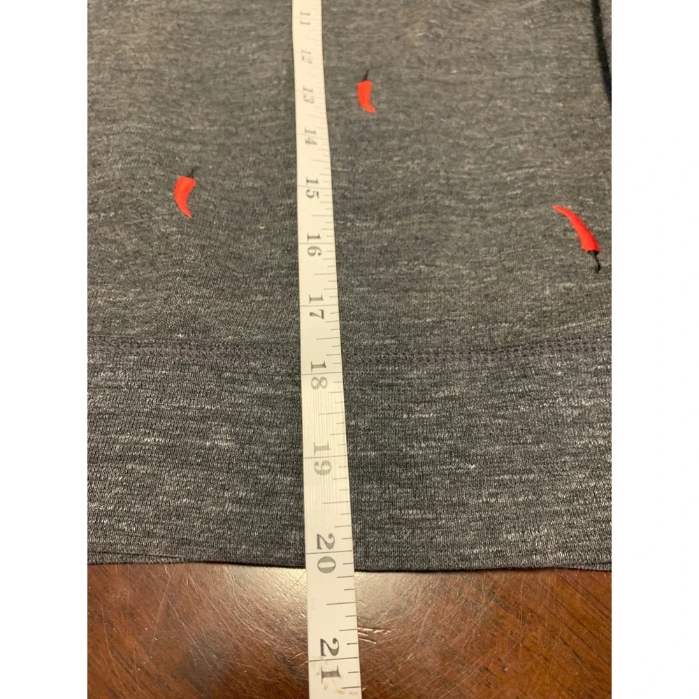 Scotch & Soda Spicy Sunday Chili Pepper Embroidered Sweatshirt Grey XS - Picture 6 of 10